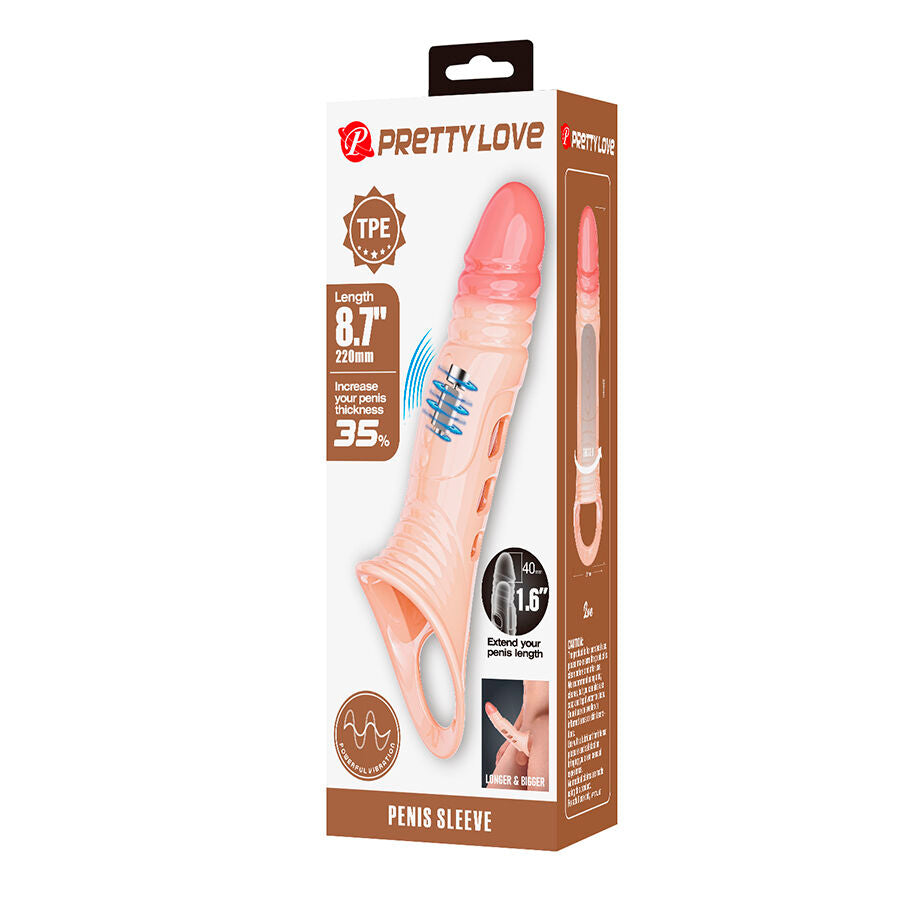 PRETTY LOVE – Penishülle mit integrierter Vibration