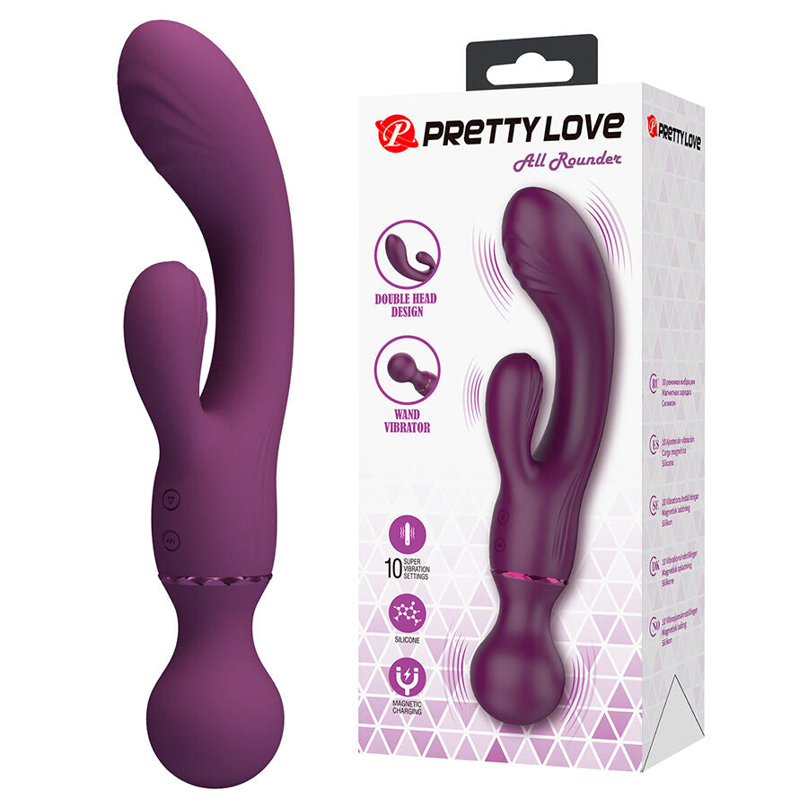 PRETTY LOVE – VIBRATEUR POINT G VIOLET POLYVALENT