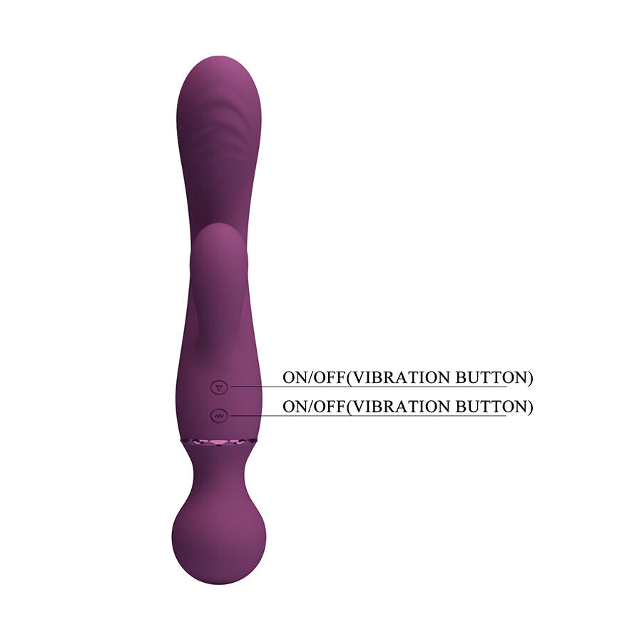 PRETTY LOVE – VIBRATEUR POINT G VIOLET POLYVALENT