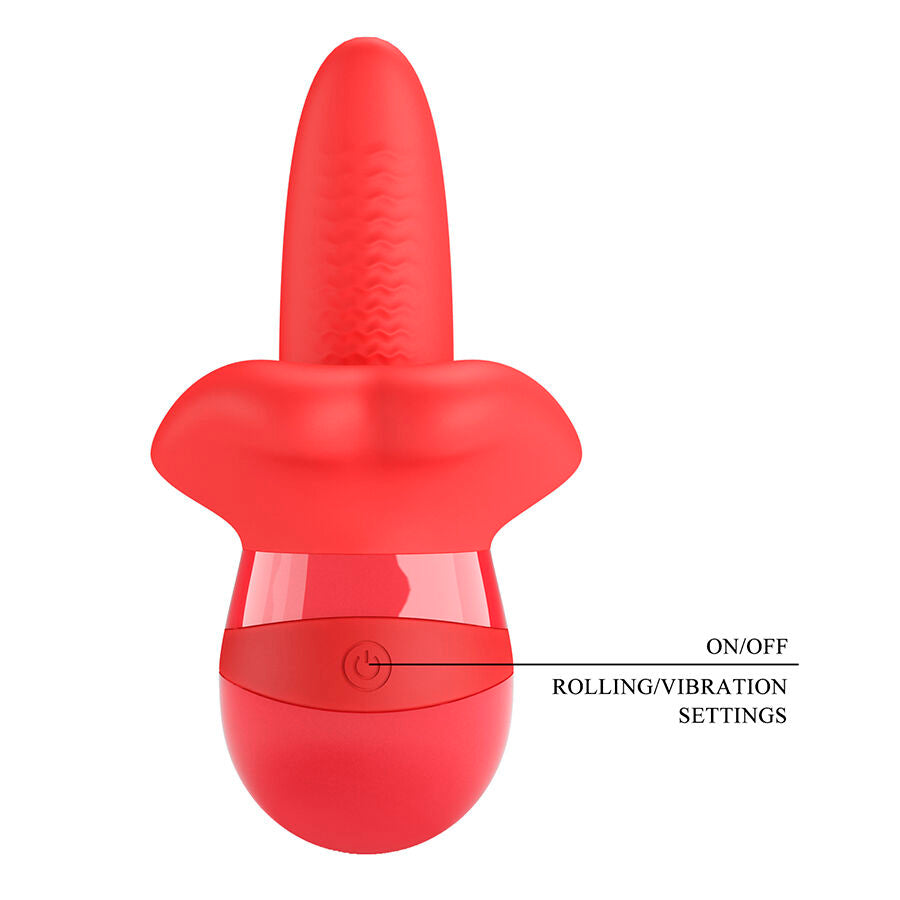 Pretty Love Obelia – Zungenvibrator mit Orbitalbewegung, 10 Modi