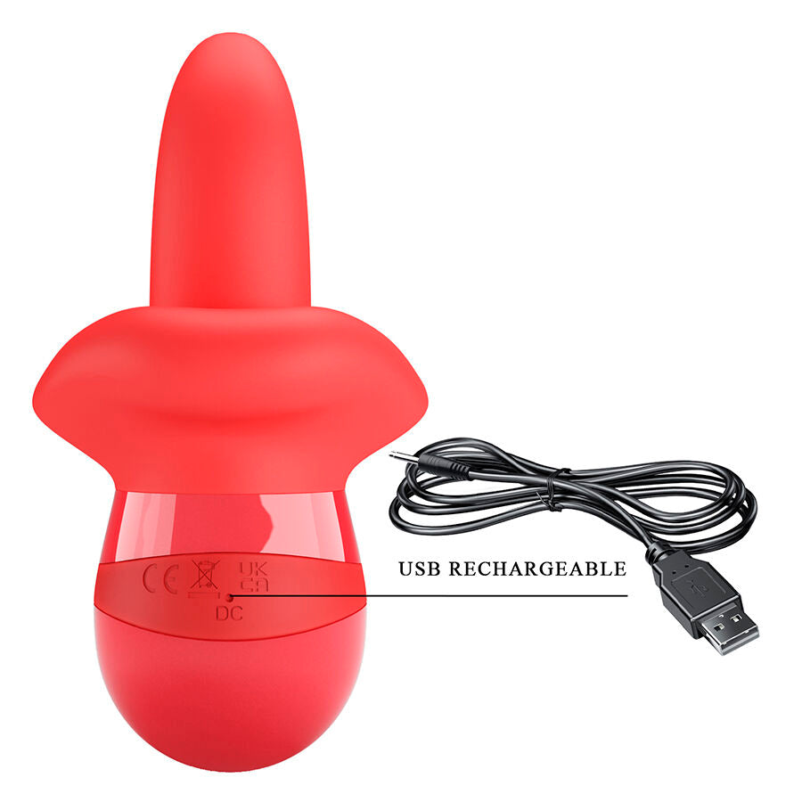 Pretty Love Obelia – Zungenvibrator mit Orbitalbewegung, 10 Modi