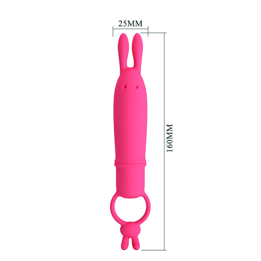 PRETTY LOVE – DELIA RABBIT VIBRATOR WITH RESISTANCE RING
