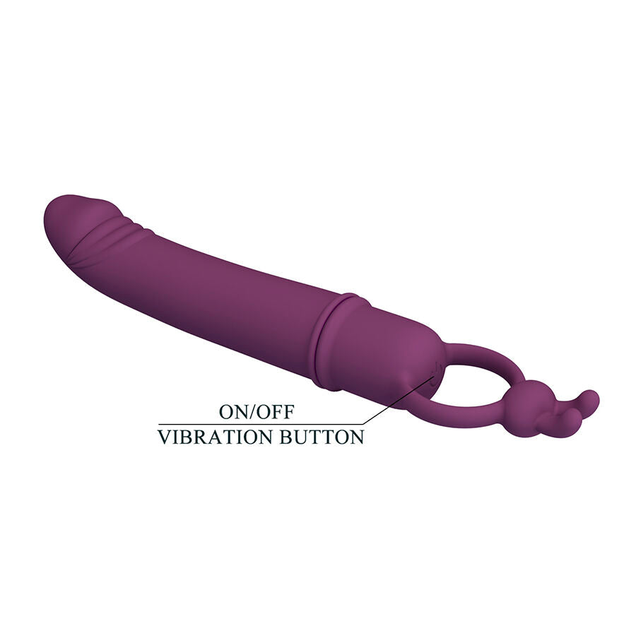 PRETTY LOVE – CORA VIBRATEUR EN FORME DE PÉNIS AVEC ANNEAU DE RÉSISTANCE