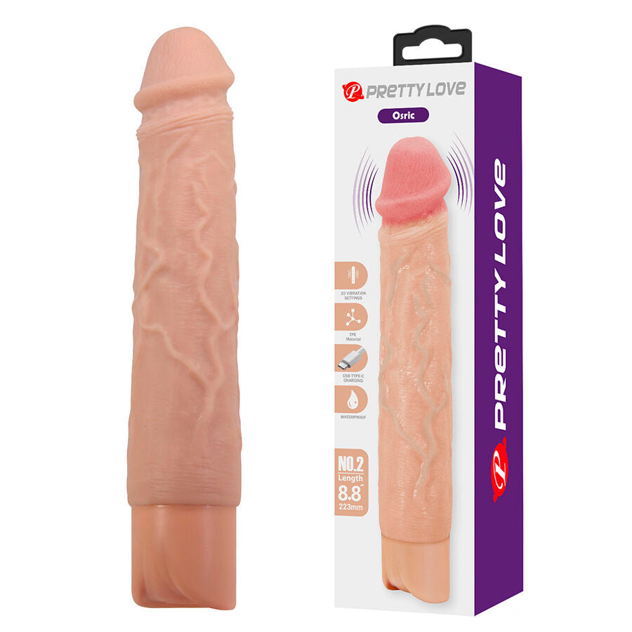 PRETTY LOVE Osric – Flexibler realistischer Vibrator
