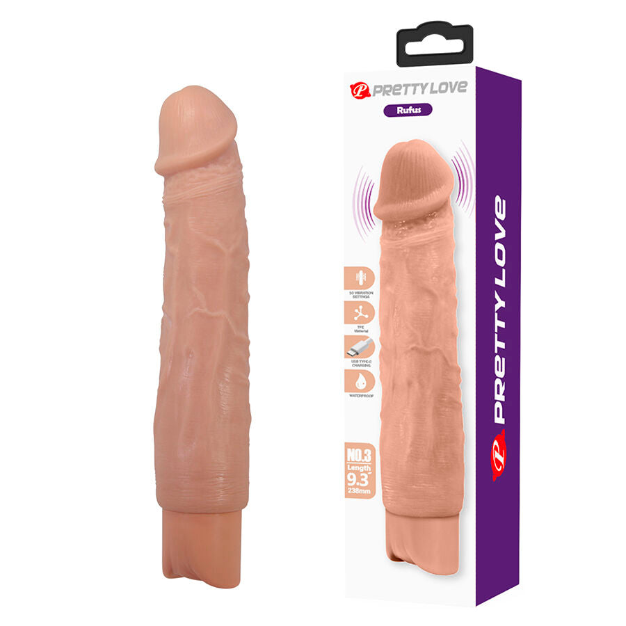 PRETTY LOVE – RUFUS VIBRATEUR FLEXIBLE ET RÉALISTE RUFUS
