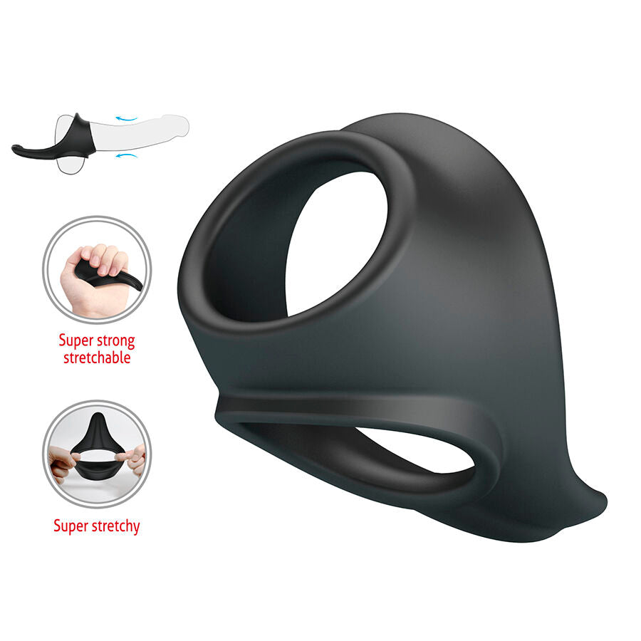 CRAZY BULL – Zadok Ergonomischer Ring mit Perinealstimulator