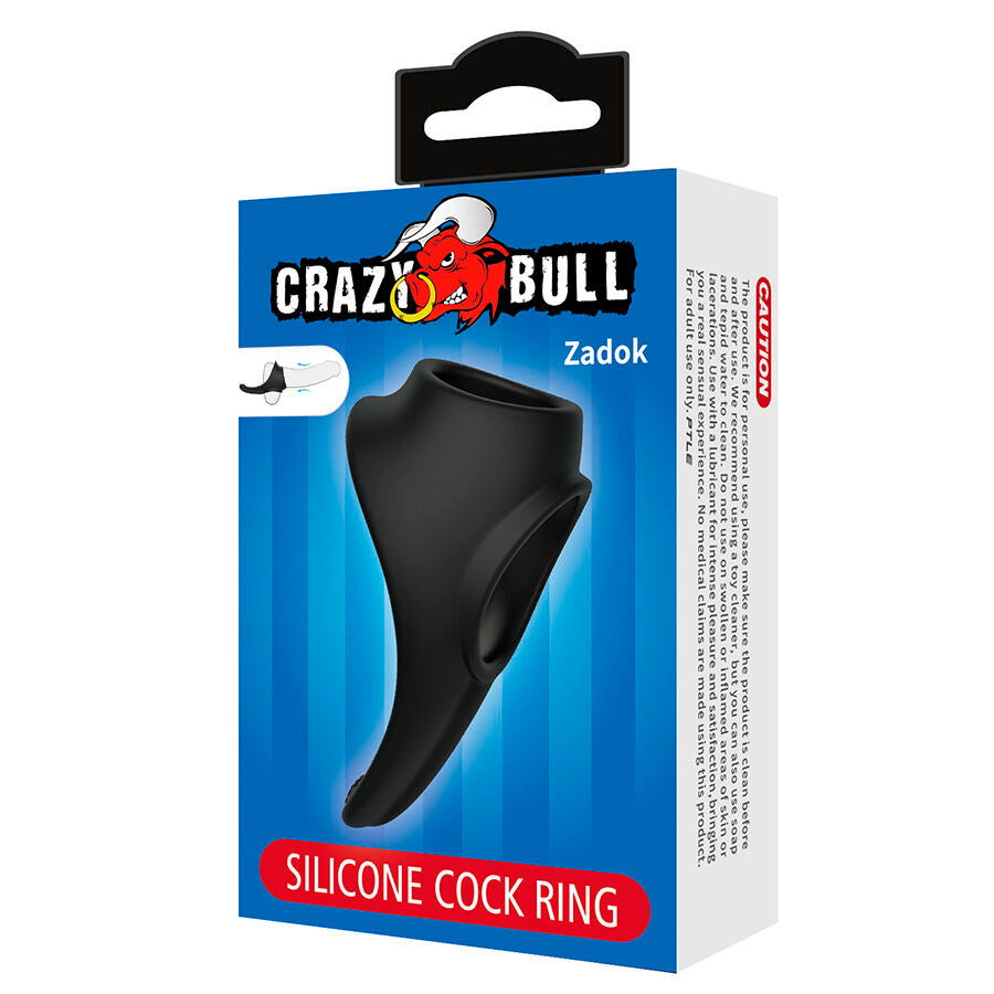 CRAZY BULL – Zadok Ergonomischer Ring mit Perinealstimulator