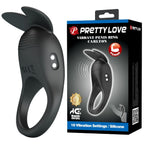 PRETTY LOVE – CARLTON PENIS RING WITH CLITORAL STIMULATOR