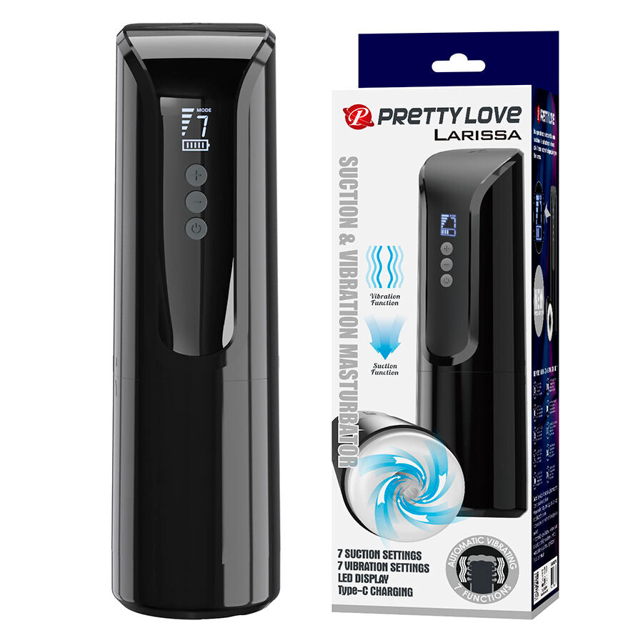 PRETTY LOVE – LARISSA VIBRATING SUCTION MASTURBATOR