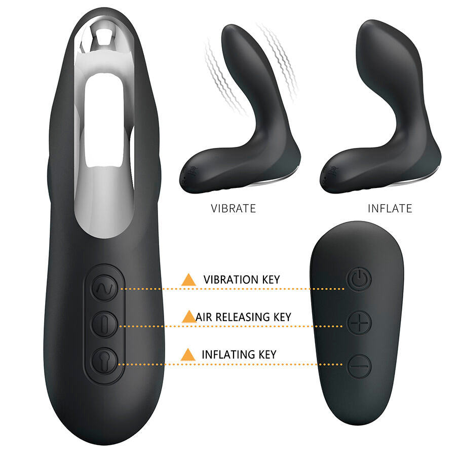 MR PLAY – MASSEUR DE PROSTATE AVEC TÉLÉCOMMANDE À VIBRATIONS