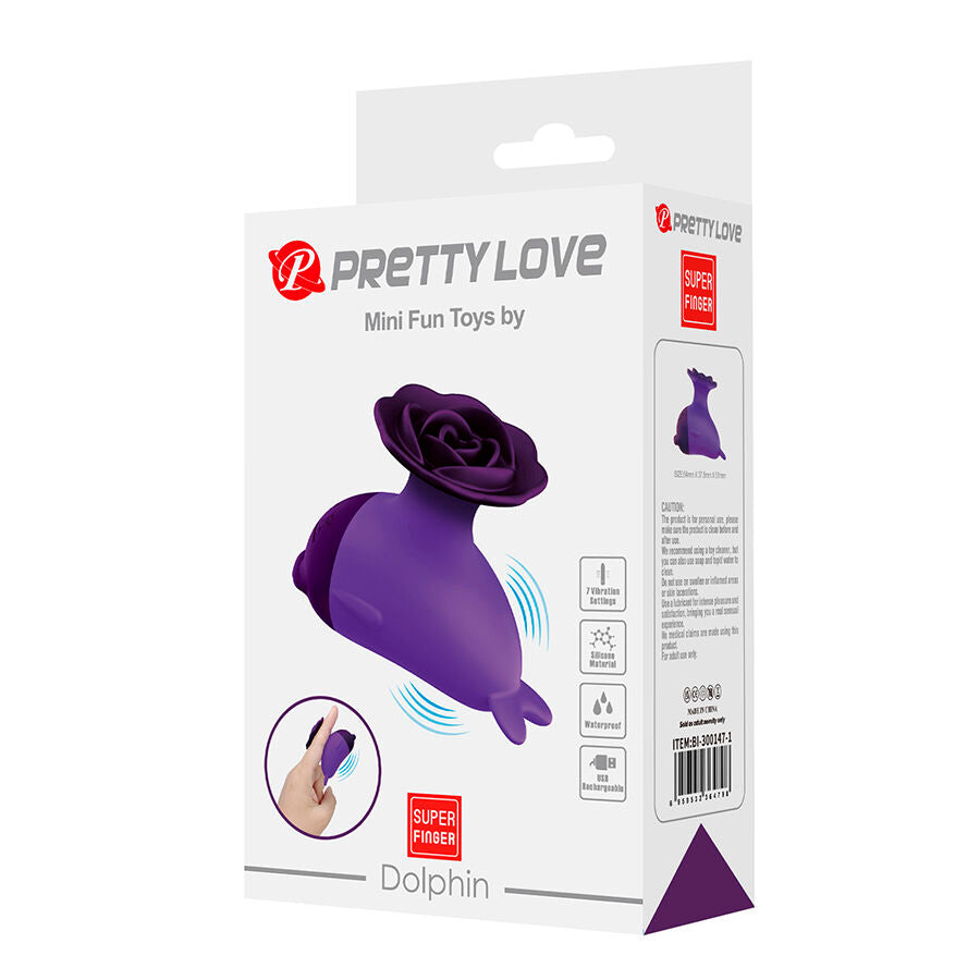 PRETTY LOVE Dolphin – Mini-Vibrator mit Clip