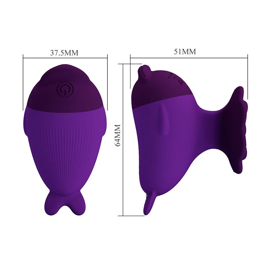 PRETTY LOVE Dolphin – Mini-Vibrator mit Clip