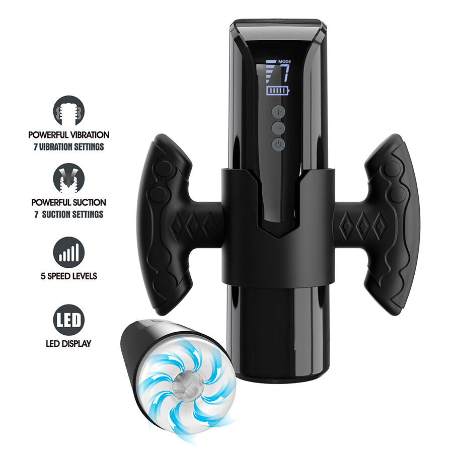 PRETTY LOVE – LARISSA SUCTION MASTURBATOR WITH VIBRATION + SUPPORT