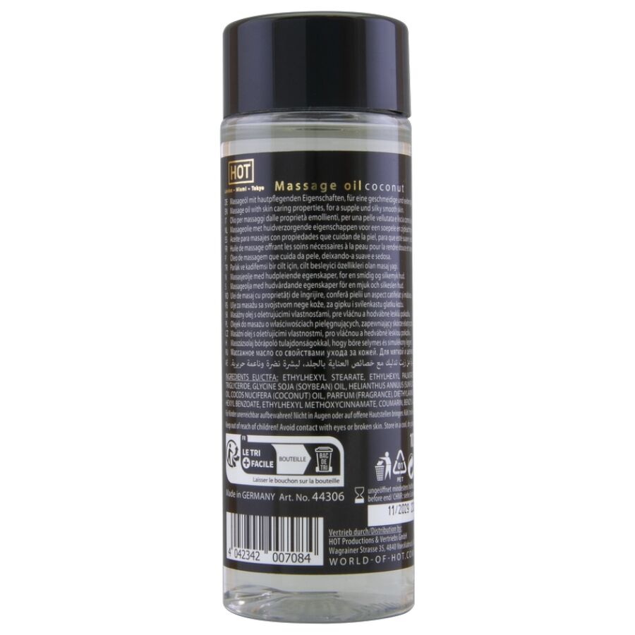 HOT – OLIO DA MASSAGGIO AL COCCO 100 ML