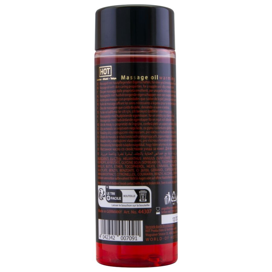 HOT – OLIO DA MASSAGGIO RISCALDANTE 100 ML