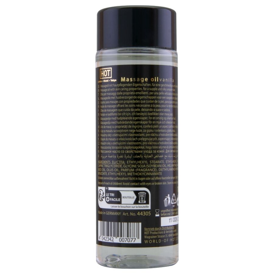 HOT – OLIO DA MASSAGGIO VANIGLIA 100 ML