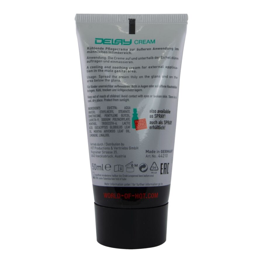 HOT – Verzögerungscreme, 50 ml