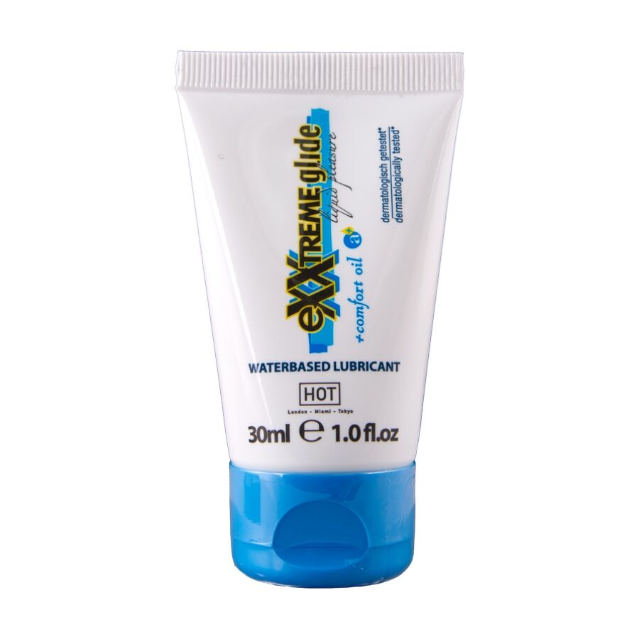HOT – EXXTREME GLIDE LUBRIFICANTE A BASE D'ACQUA + OLIO COMFORT A+ ML