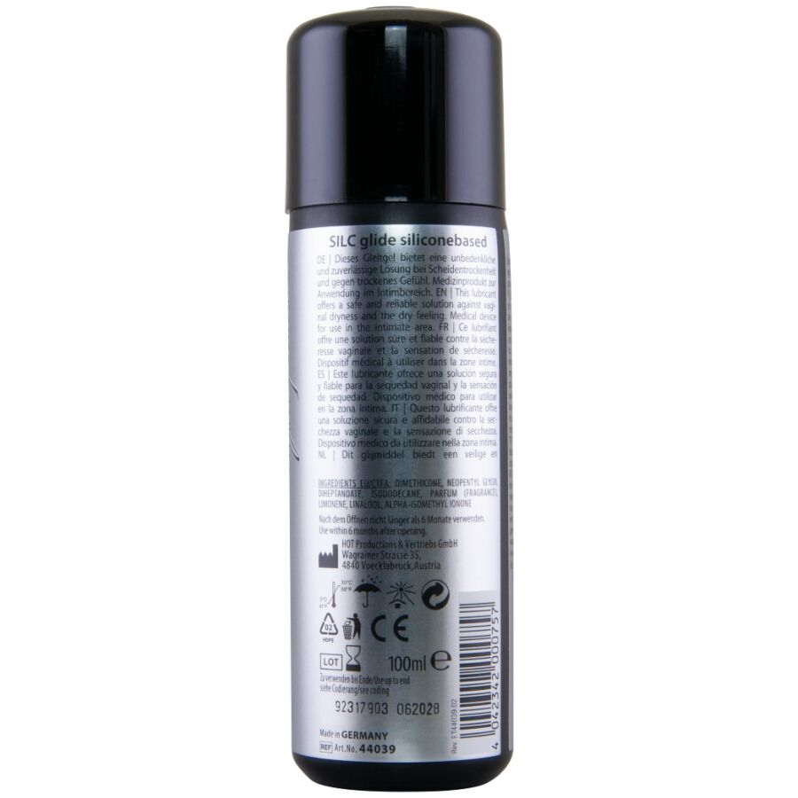 HOT – SILC GLIDE LUBRIFIANT À BASE DE SILICONE 100 ML