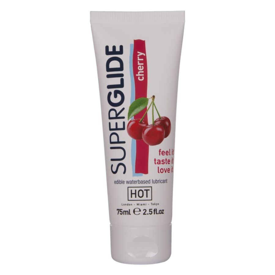 HOT – SUPERGLIDE LUBRIFIANT COMESTIBLE À BASE D'EAU 75 ML