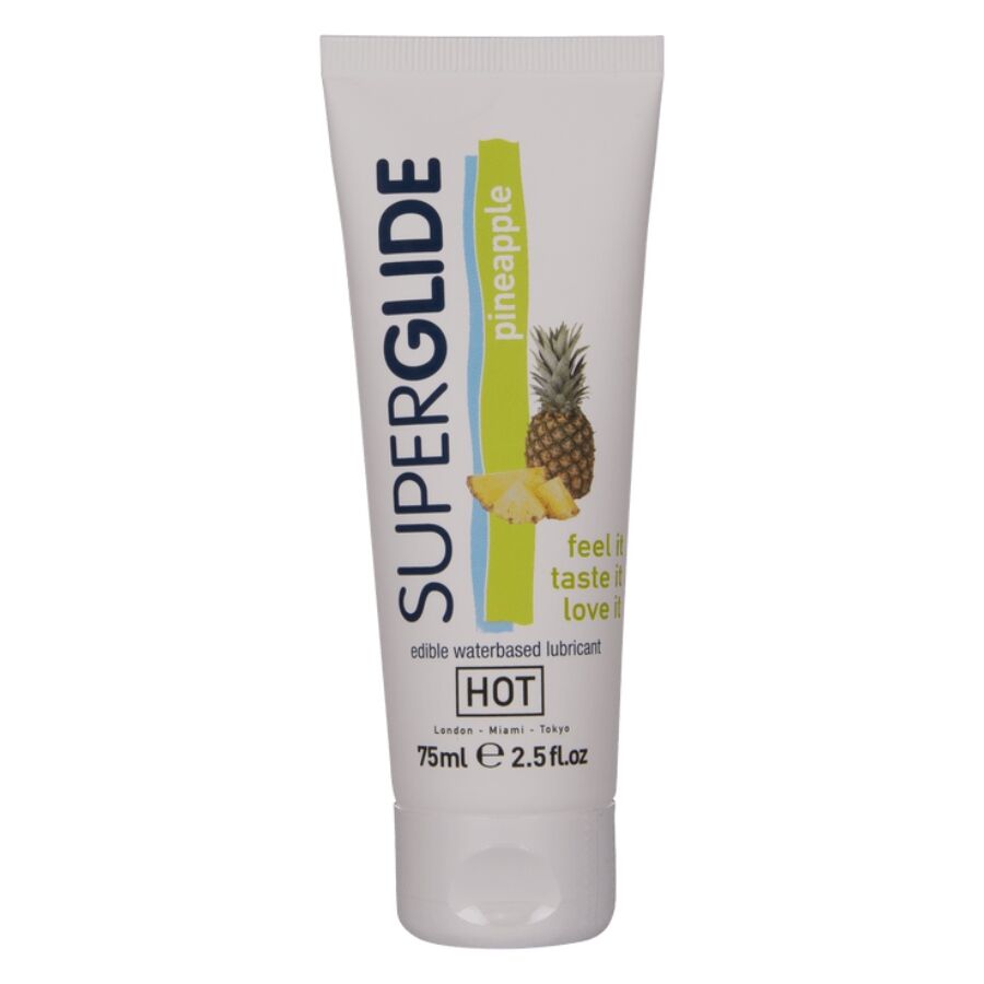 HOT – SUPERGLIDE LUBRIFIANT COMESTIBLE À BASE D'EAU 75 ML