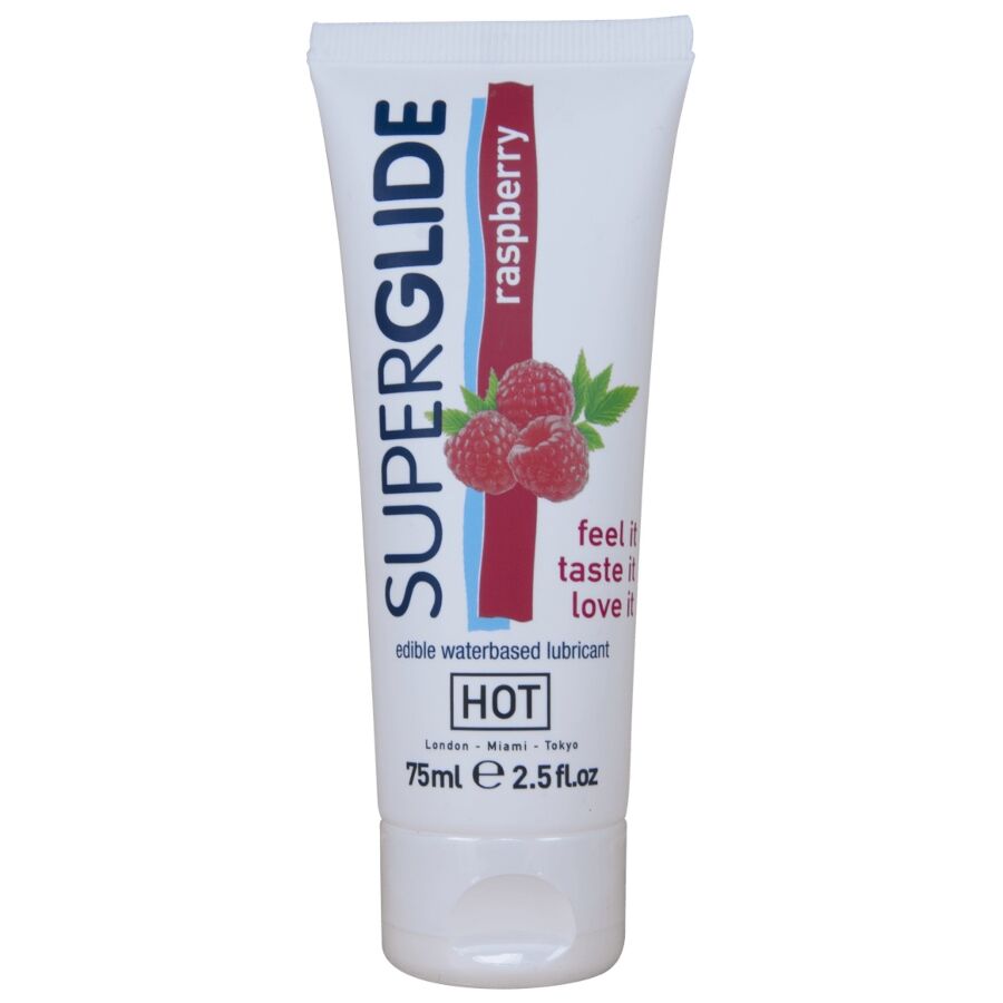 HOT – SUPERGLIDE LUBRIFIANT COMESTIBLE À BASE D'EAU 75 ML