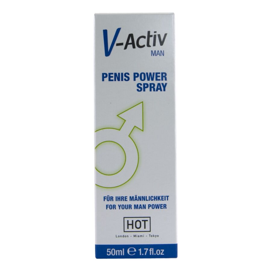 HOT – V-ACTIV, SPRAY STIMULANT POUR LE PÉNIS, 50 ML