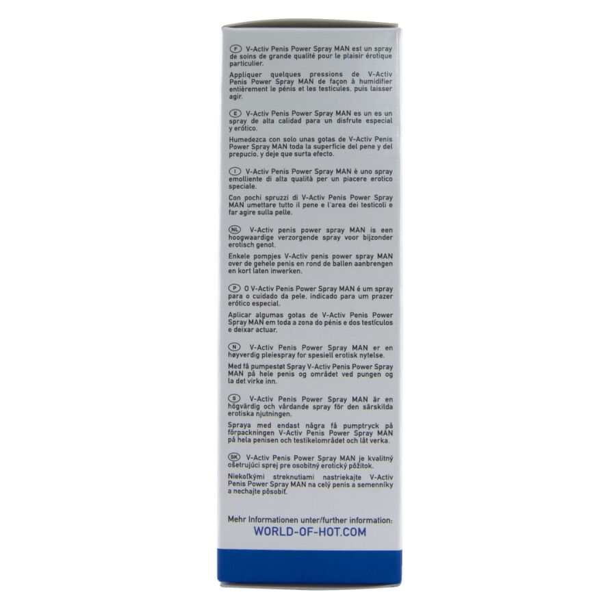 HOT – V-ACTIV, SPRAY STIMULANT POUR LE PÉNIS, 50 ML