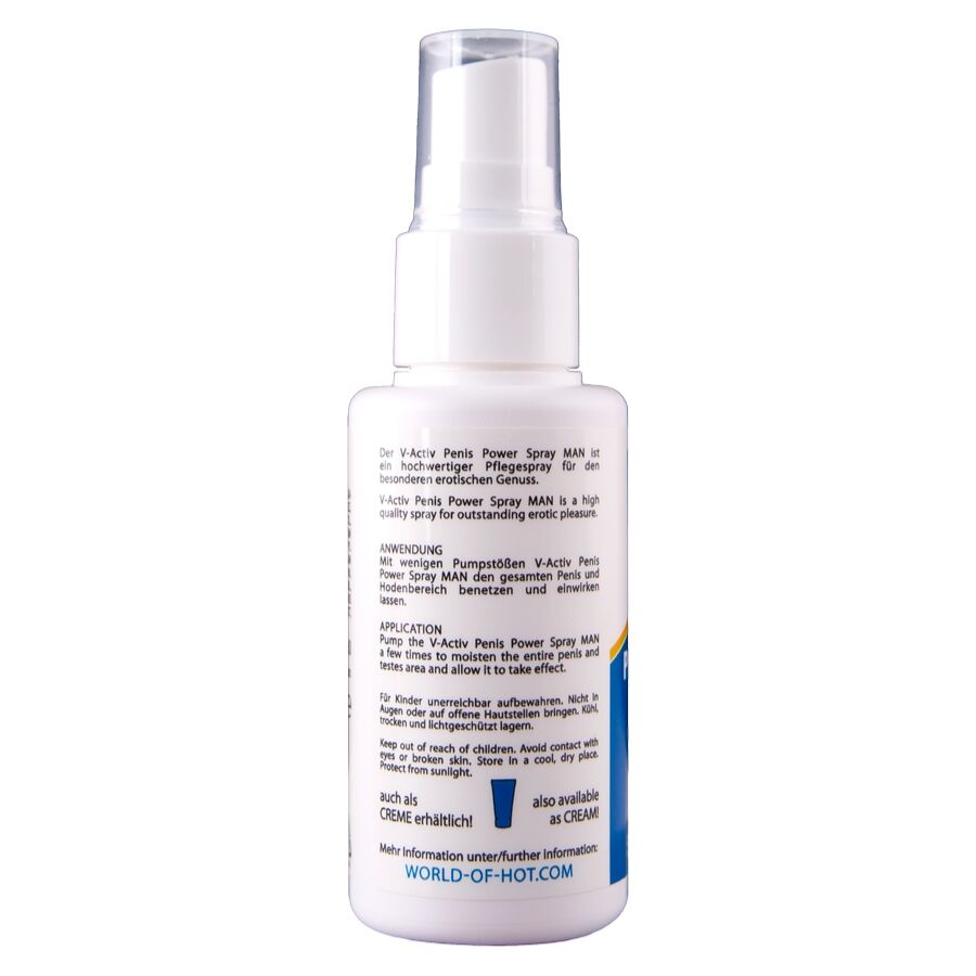 HOT – V-ACTIV, SPRAY STIMULANT POUR LE PÉNIS, 50 ML