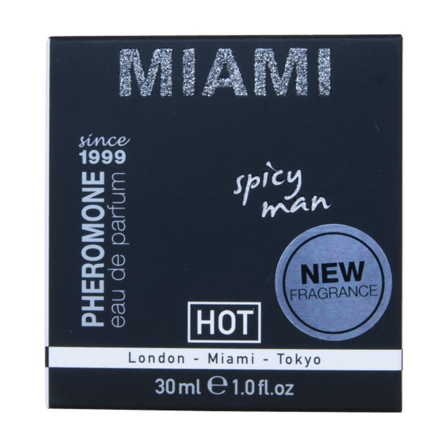 HOT Miami Spicy Man – Pheromonparfum für Herren, 30 ml