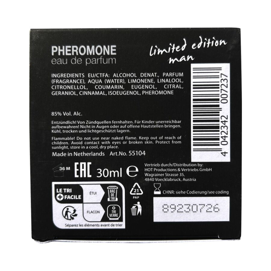 HOT – PARFUM AUX PHÉROMONES DUBAI ÉDITION LIMITÉE HOMME 30 ML