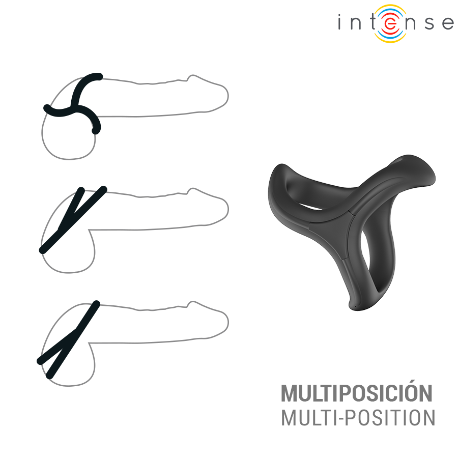 INTENSE – ALFIE ANNEAU PÉNIS TRIPLE RÉGLABLE MODÈLE 6