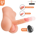 Intense Deep Touch Damien – Torso con dildo, funzioni di pressione e vibrazione, telecomando
