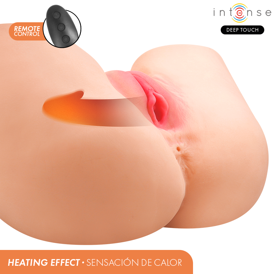 INTENSE DEEP TOUCH – JULIA MASTURBATORE VAGINALE CON ASPIRAZIONE, CALORE, VIBRAZIONE ED EFFETTI VOCALI CON TELECOMANDO 9 KG