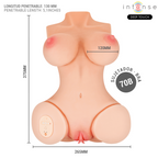 INTENSE DEEP TOUCH Vero – Realistischer Torso mit Saug-, Wärme-, Vibrations- und Stimmeffekten, 5,5 kg