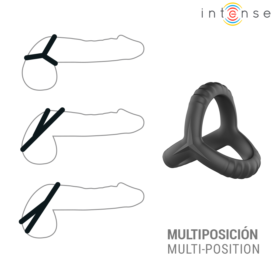 INTENSE – JOHN ANELLO PER PENE TRIPLO REGOLABILE MODELLO 4