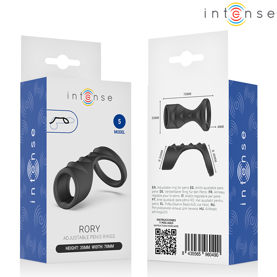 INTENSE – RORY ADJUSTABLE PENIS RING MODEL 5