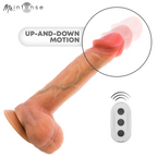 Mr Intense Logan – Vibrationsdildo mit Wärmeeffekt und Fernbedienung, 20 cm