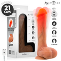MR INTENSE – BRADLEY GODEMICHET VIBRANT EN SILICONE AVEC EFFET CHAUFFANT ET TÉLÉCOMMANDE 21 CM -Ø- 4,2 CM