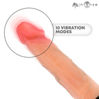 MR INTENSE – JEAN UP&DOWN VIBRATOR SILICONE WITH HEAT EFFECT 24 CM -Ø- 3.8 CM