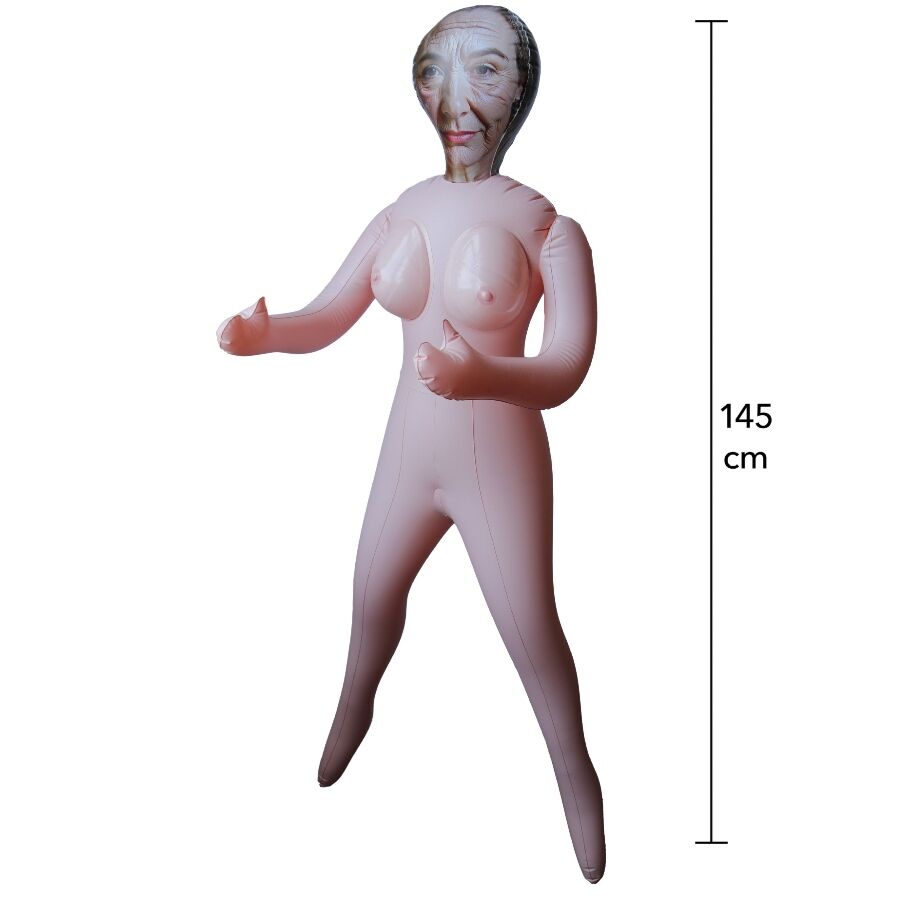 HIDDEN DESIRE – HORNY GRANNY INFLATABLE DOLL 145 CM