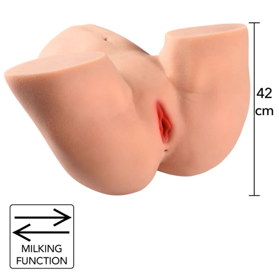 HIDDEN DESIRE Big Ass Milking Bitch – Masturbator-Torso mit Melkfunktion, 16 kg
