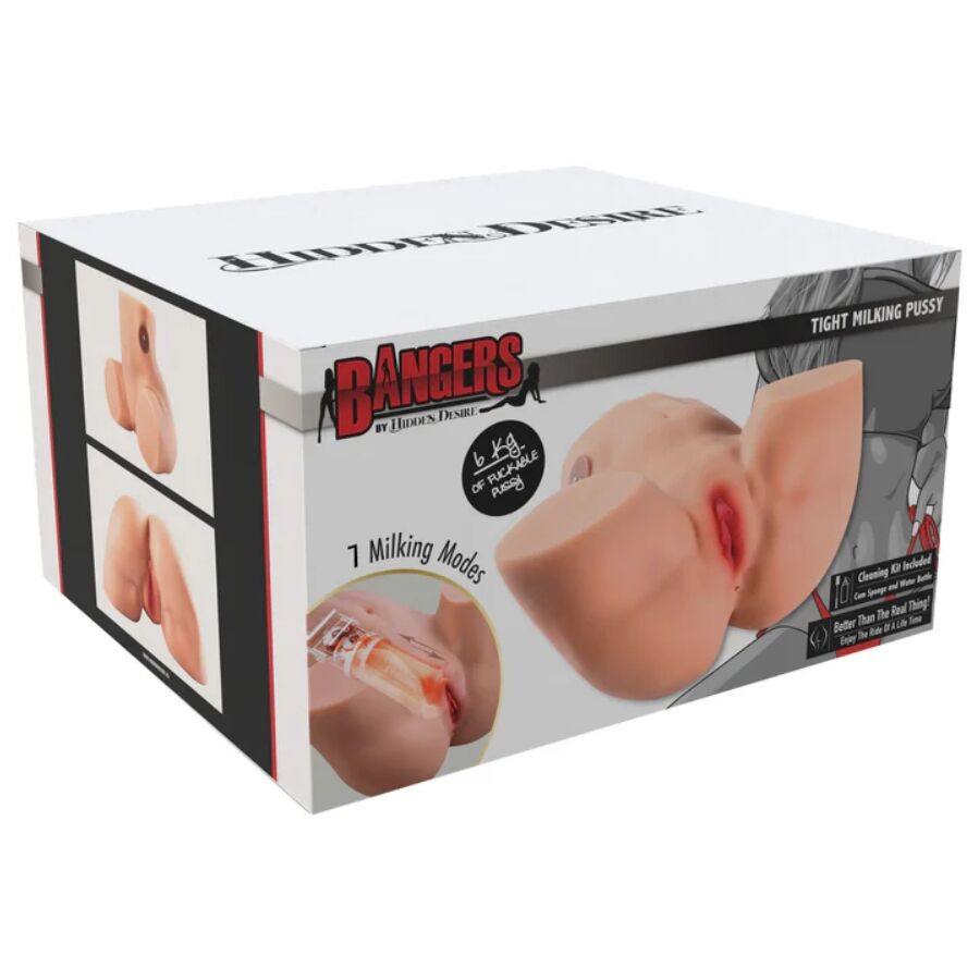 HIDDEN DESIRE Tight Milking Pussy – Kompakter Masturbator mit Melkfunktion, 6 kg