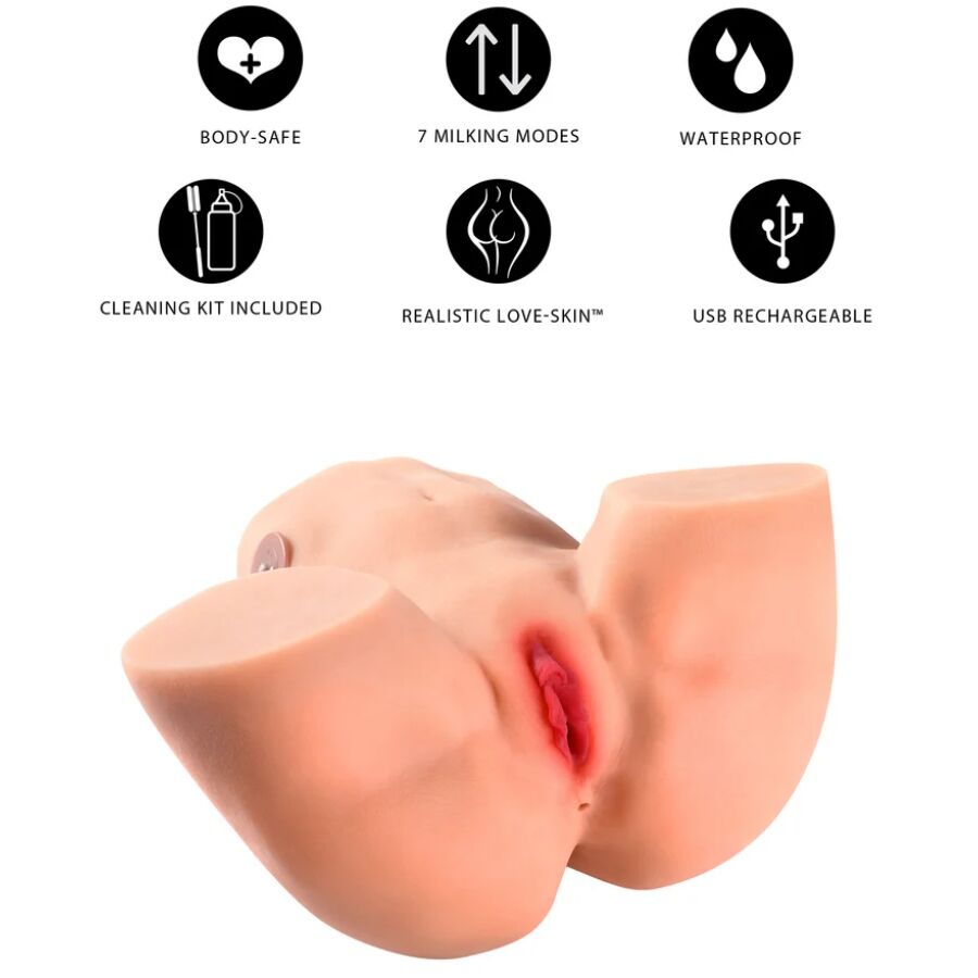 HIDDEN DESIRE Tight Milking Pussy – Kompakter Masturbator mit Melkfunktion, 6 kg