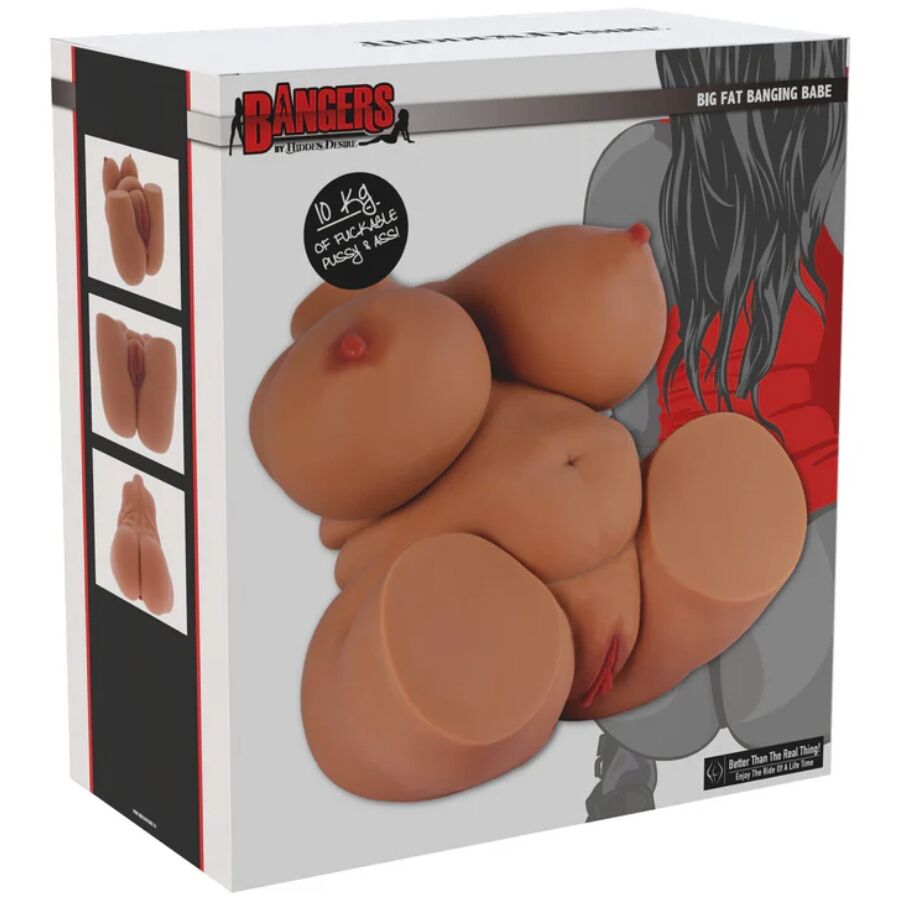 Hidden Desire Big Fat Banging Babe – Weiblicher Torso-Masturbator, 10 kg