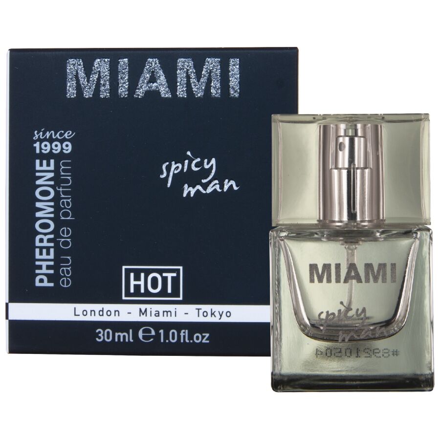HOT Miami Spicy Man – Pheromonparfum für Herren, 30 ml