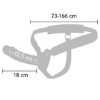 HIDDEN DESIRE – INFERNO PENIS SLEEVE STRAP-ON SILICONE 18 CM