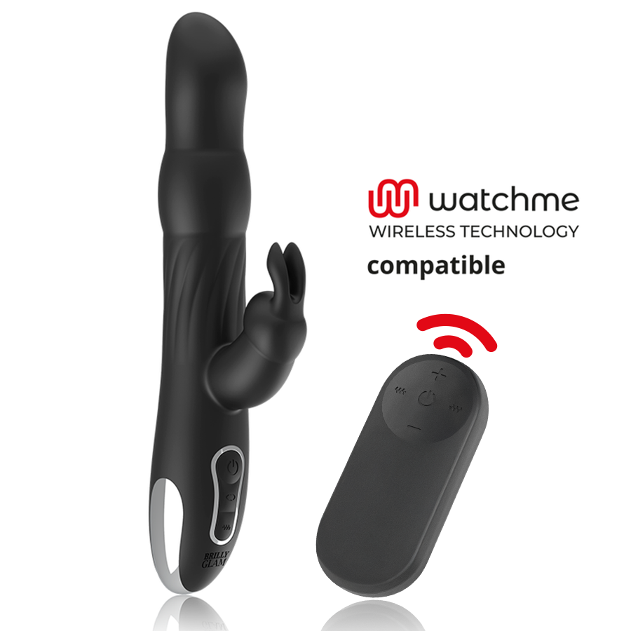 BRILLY GLAM – MOEBIUS RABBIT VIBRATOR & ROTATOR + WATCHME REMOTE CONTROL