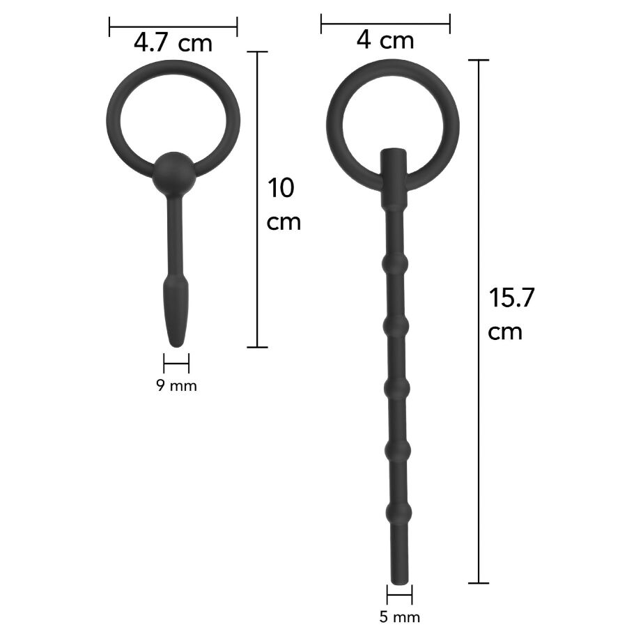 HIDDEN DESIRE – EXTREME ADVANCED SET DE PLUGS URÉTRAUX 2 UNITÉS