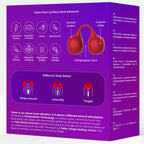SNAIL VIBE – TWINN VIBRATEUR À DOIGTS CERISE